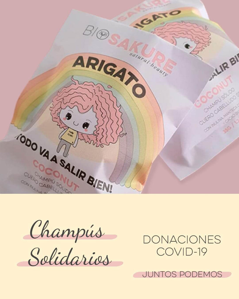 champús solidarios covid-19 donamos a sanitarios