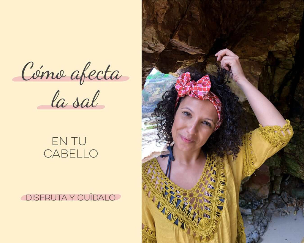 cómo afecta la sal en el pelo