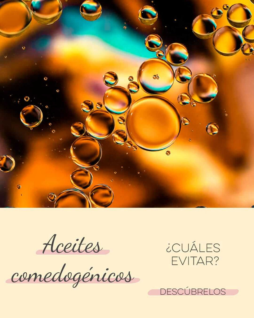 aceites comedogénicos a evitar acné