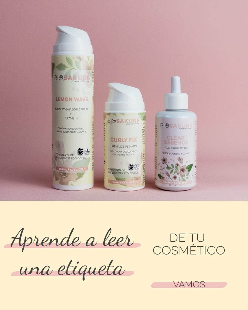 interpretar la etiqueta de un producto cosmético