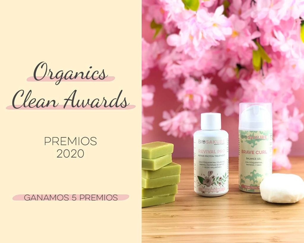 premios organics clean awards 2020 productos ganadores de bio sakure