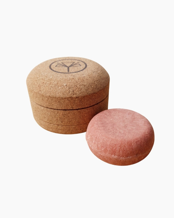 pack champú sólido pink citrus sakurita jabonera transportar corcho