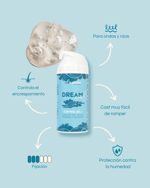 geles fijadores y crema de peinado para pelo rizado y ondulado