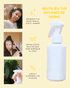 spray para aplicar el tratamiento de proteínas y reutlizar los envases de vidrio de bio sakure
