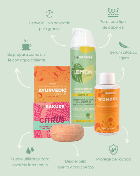 pack hidratación y suavidad capilar