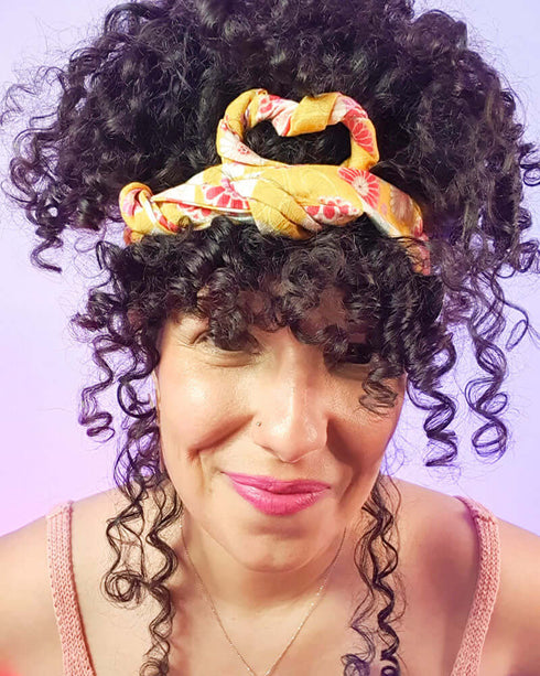 kiku pañuelo para el pelo